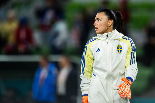 goalkeeper Zecira Musovic of Sweden