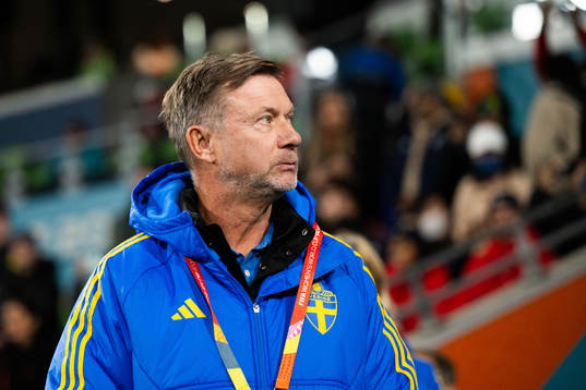 Head coach Peter Gerhardsson of Sweden