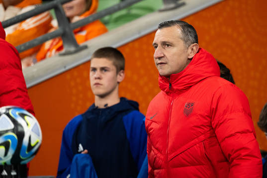 Head coach Vlatko Andonovski of USA