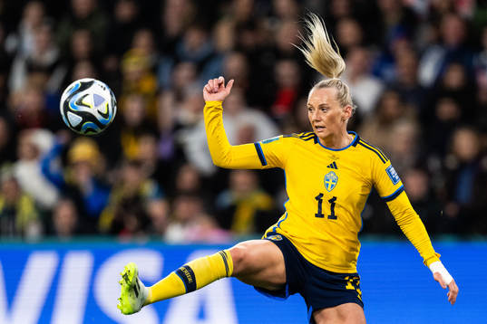Stina Blackstenius of Sweden
