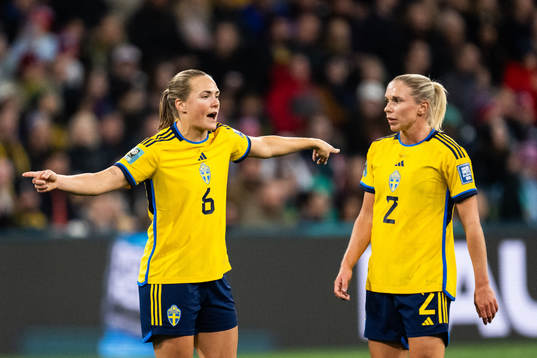 Magdalena Eriksson and Jonna Andersson of Sweden