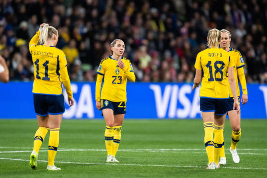 Stina Blackstenius, Elin Rubensson, Fridolina Rolfö and