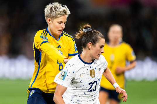 Lina Hurtig of Sweden and Emily Fox of USA