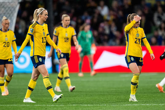 Amanda Ilestedt and Elin Rubensson of Sweden