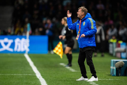 Head coach Peter Gerhardsson of Sweden