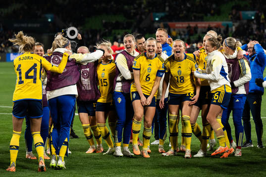 Linda Sembrant, Magdalena Eriksson, Fridolina Rolfö and