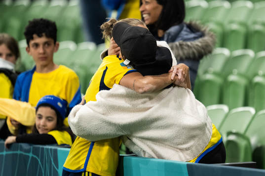 Filippa Angeldahl of Sweden celebrate