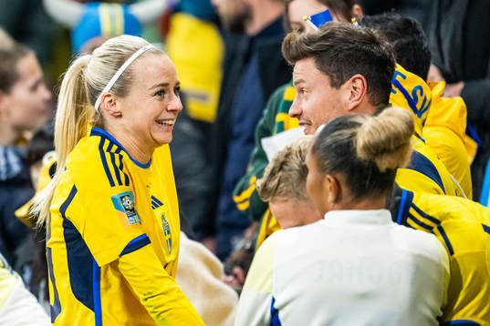 Amanda Ilestedt of Sweden with her boyfriend Rainer Müller