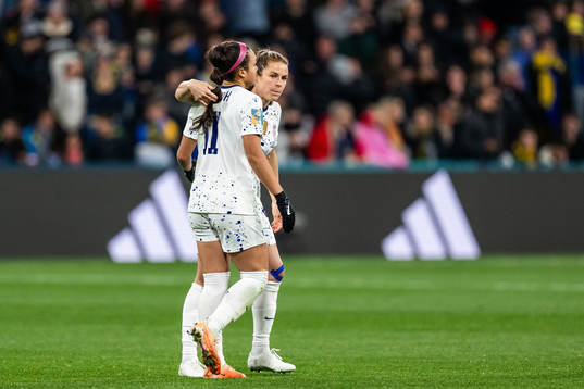 Sophia Smith of USA looks dejected