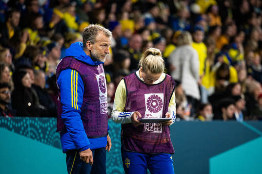 Performance manager Pontus Ekblom and Rebecka Blomqvist