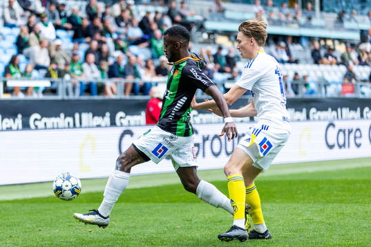 under fotbollsmatchen i Superettan mellan GAIS och GIF