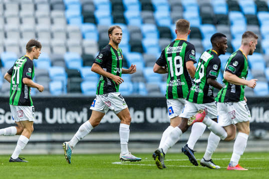 GAISs Gustav Lundgren och Alexander Ahl Holmström jublar
