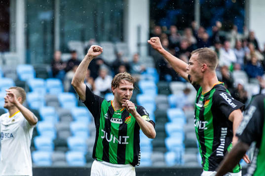 GAISs August Wängberg jublar
