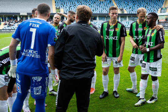 GAIS samlade innan fotbollsmatchen i Superettan mellan GAIS