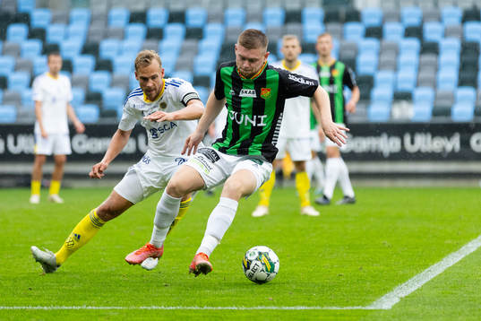 GIF Sundsvalls Pontus Engblom och GAIS  Dino Salihovic