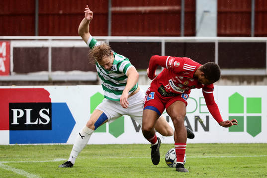 Västerås SKs Herman Magnusson och Skövde AIKs Darrell