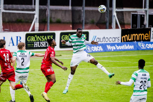 under fotbollsmatchen i Superettan mellan Skövde AIK och