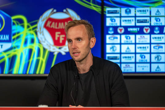 Kalmars tränare Henrik Jensen