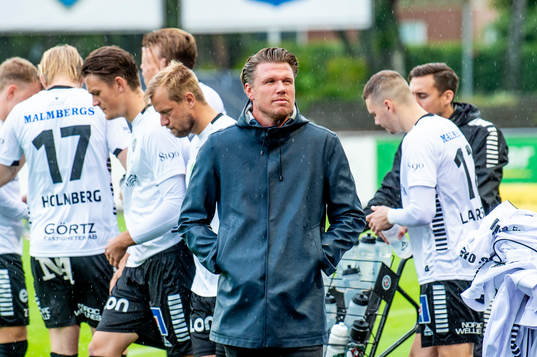 Örebros huvudtränare Christian Järdler innan