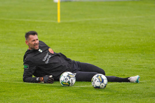 Varbergs målvakt Stojan Lukic