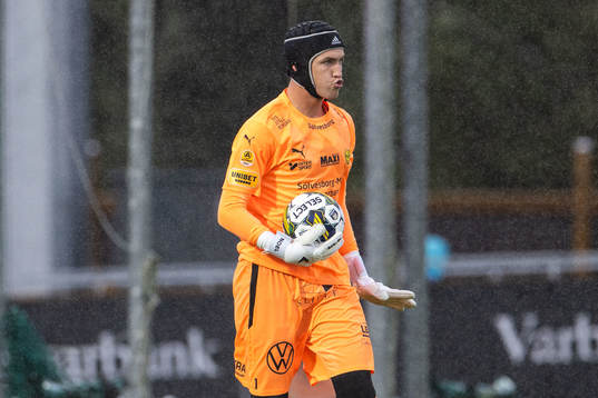 Mjällbys målvakt Noel Törnqvist