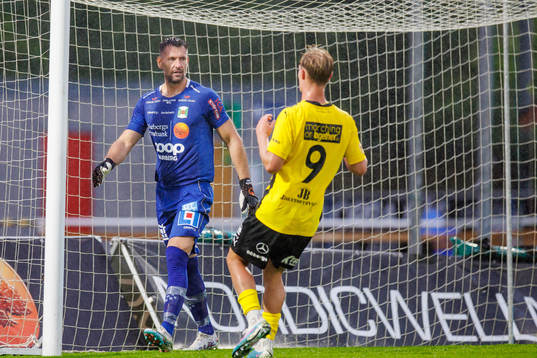 Varbergs målvakt Stojan Lukic