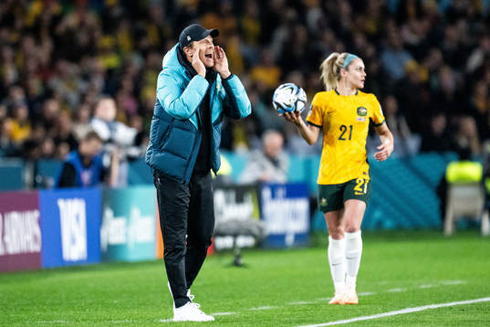 Head coach Tony Gustavsson of Australia
