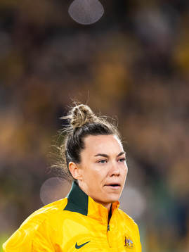 Goalkeeper Mackenzie Arnold of Australia