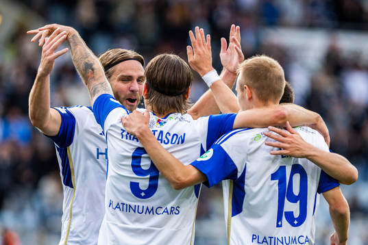 Norrköpings Christoffer Nyman jublar