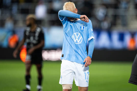 Malmö FFs Otto Rosengren deppar