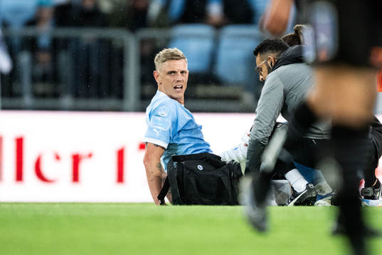 Malmö FFs Søren Rieks har ont