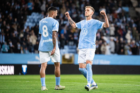Malmö FFs Søren Rieks jublar