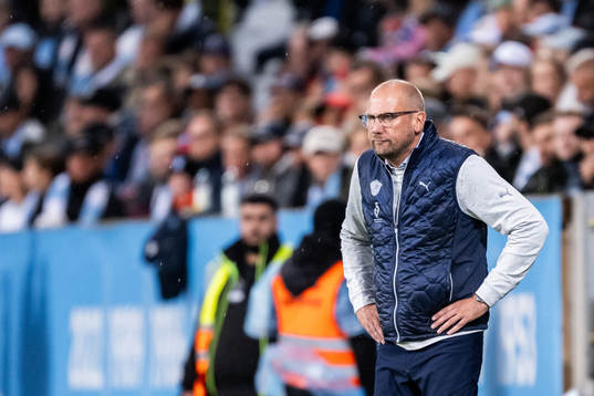 Halmstads tränare Magnus Haglund