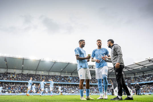 Malmö FFs Sergio Pena och Pontus Jansson