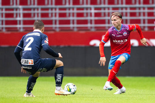 Örgrytes Linus Tagesson och Helsingborgs Simon Bengtsson