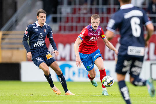 Örgrytes Noah Christoffersson och Helsingborgs Emil Hellman