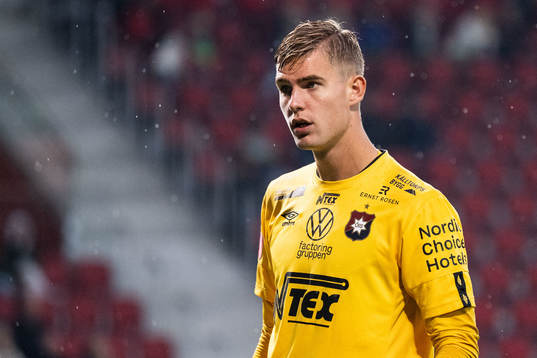 Örgrytes målvakt Mathias Nilsson
