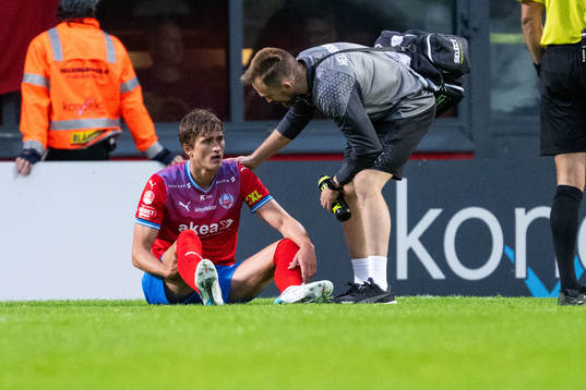 Helsingborgs Thomas Rogne har ont