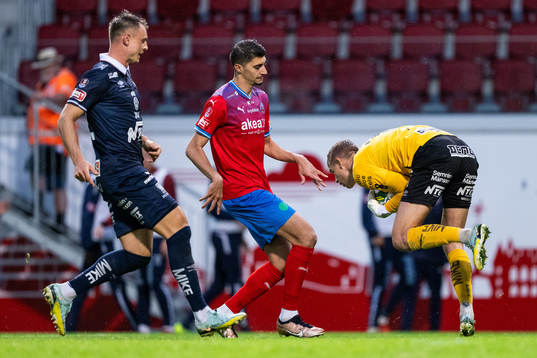Helsingborgs Amar Muhsin mot Örgrytes Marcus Haglind