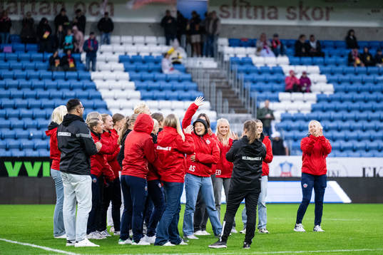 Helsingborgs F17-lag hyllas för vinst i Eskilscupen