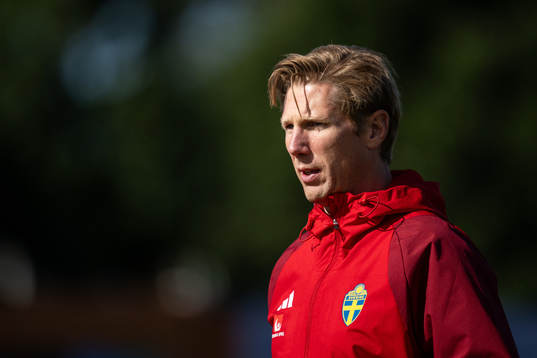 Sports psychologist Rasmus Liljeblad of the Swedish women's
