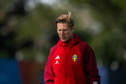Sports psychologist Rasmus Liljeblad of the Swedish women's