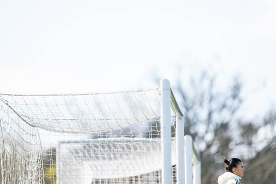 Goalkeeper Zecira Musovic of the Swedish women's national