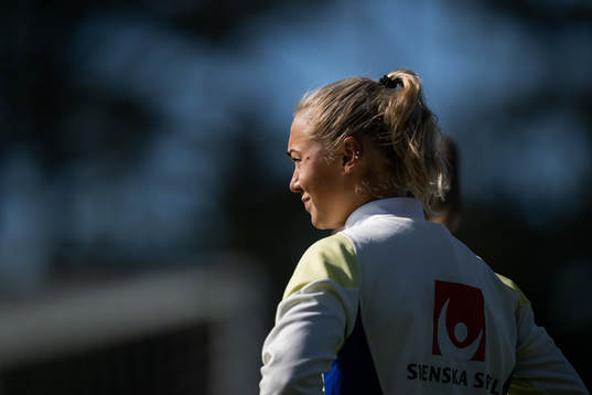 Hanna Bennison of the Swedish women's national football