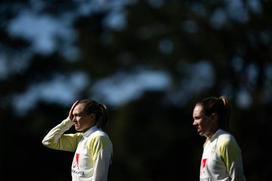 Magdalena Eriksson and Elin Rubensson of the Swedish