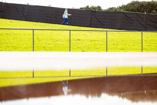 Goalkeeper Jennifer Falk of the Swedish women's national