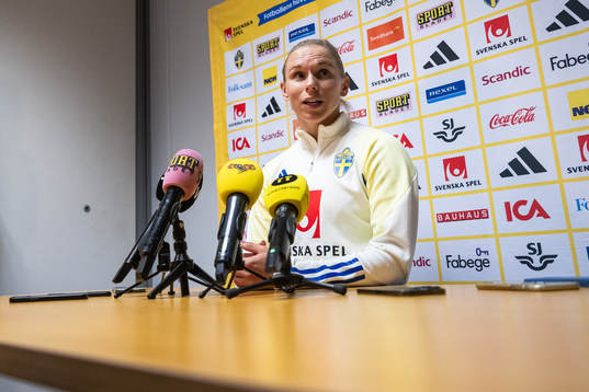Jonna Andersson of the Swedish women's national football