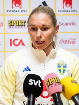 Jonna Andersson of the Swedish women's national football