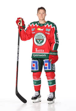 Frölundas Filip Hasaposerar för ett porträtt