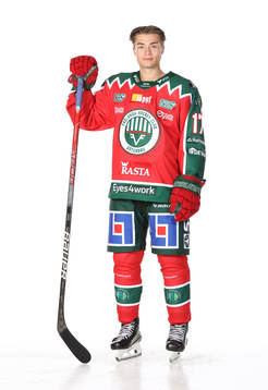 Frölundas Isac Bornposerar för ett porträtt